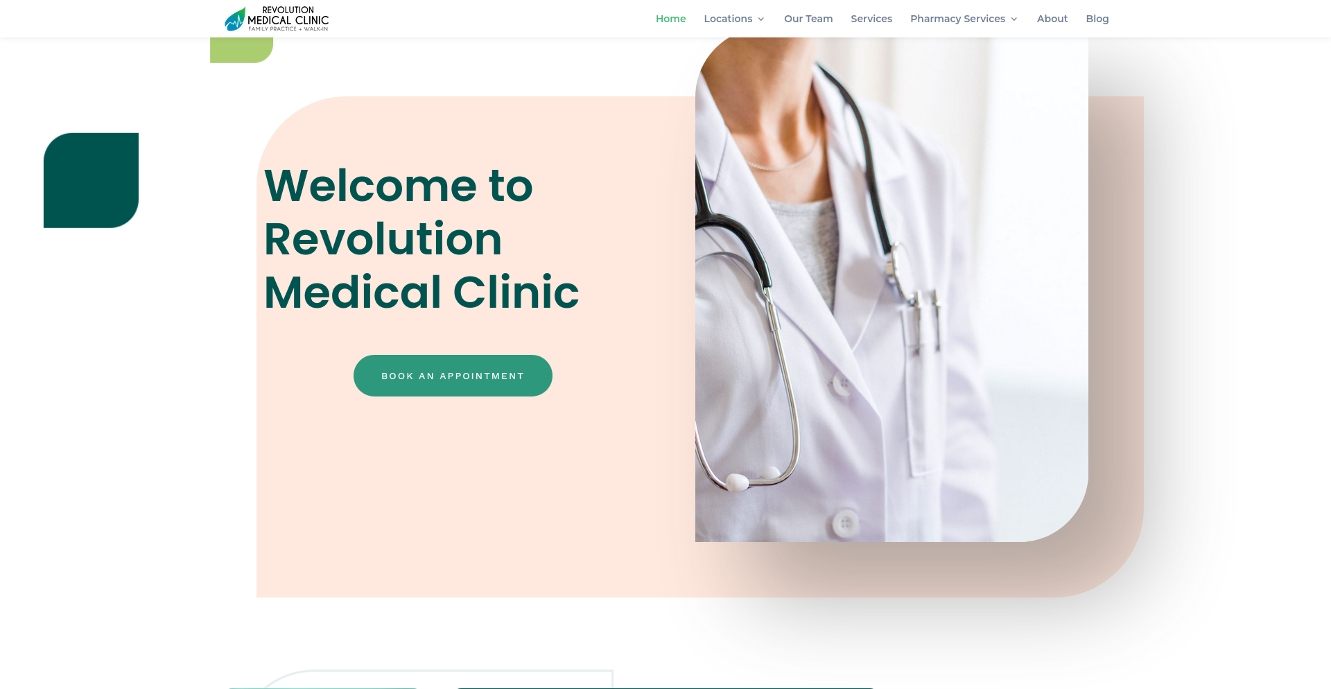 Revolution Medical Clinic Website